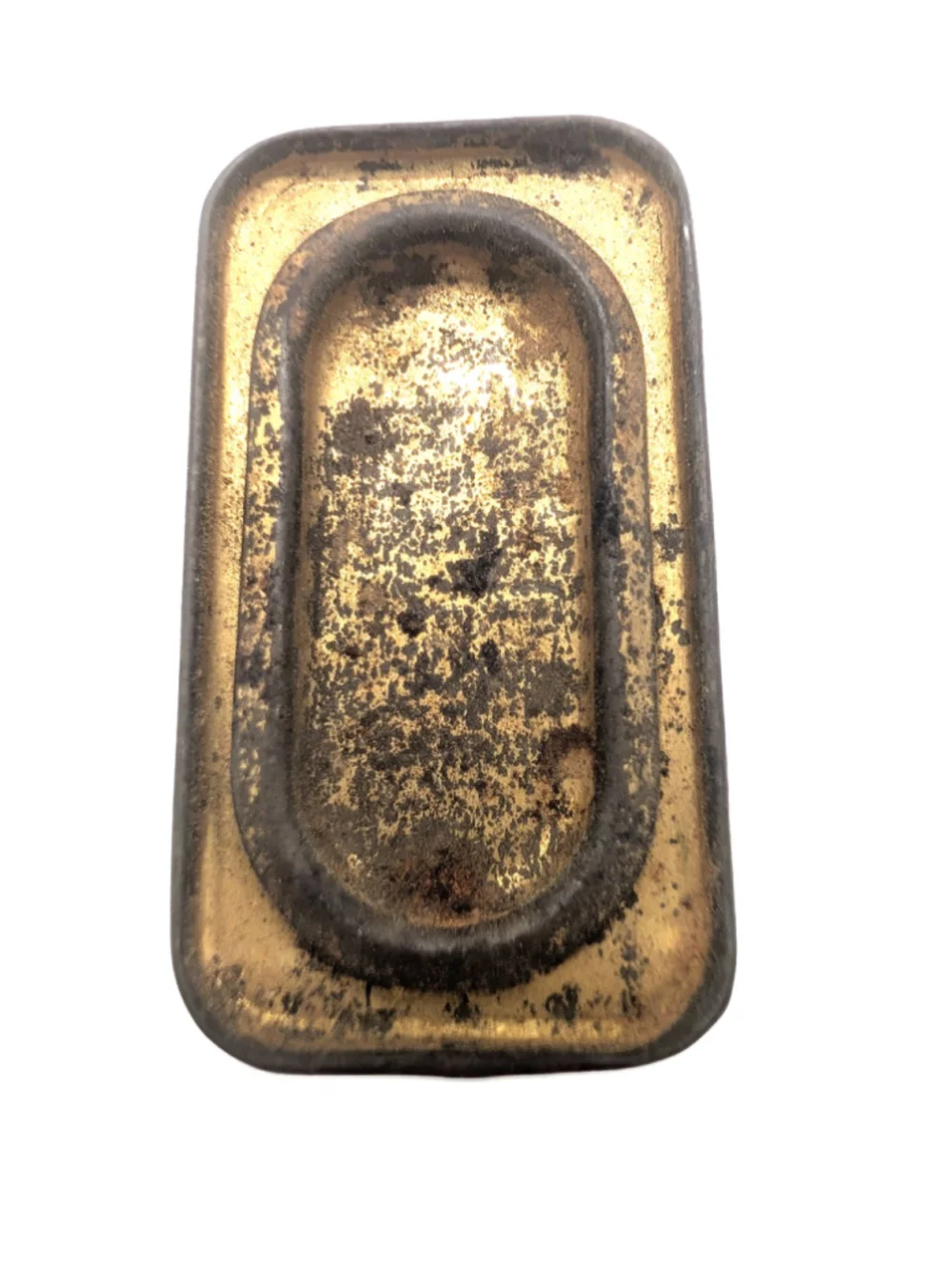 Vintage A. Schilling & Co Sage Spice Tin - Gold Top - 2 oz